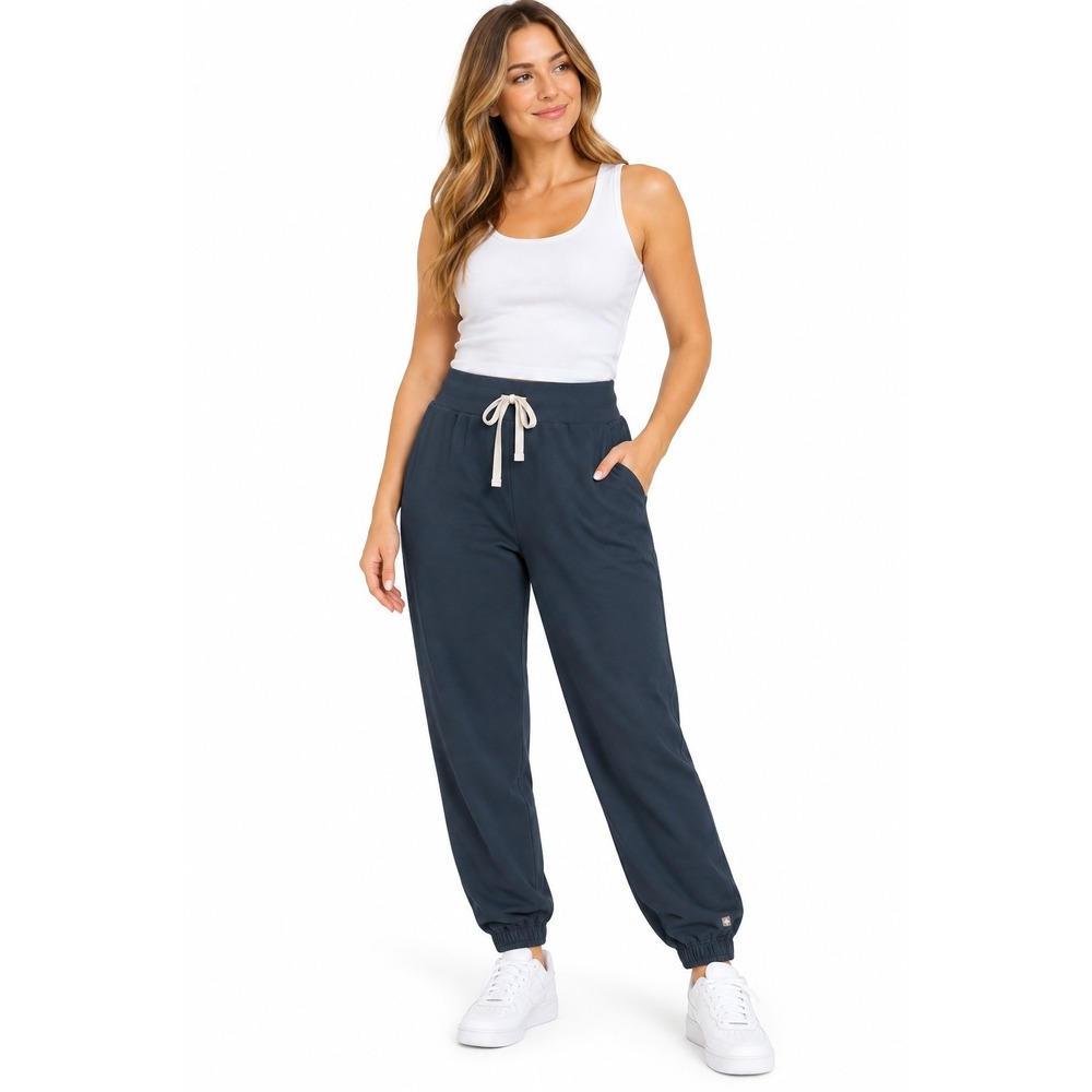 FIGS Technical Collection Scrub Jogger Pants Blue Drawstring Size Medium Short